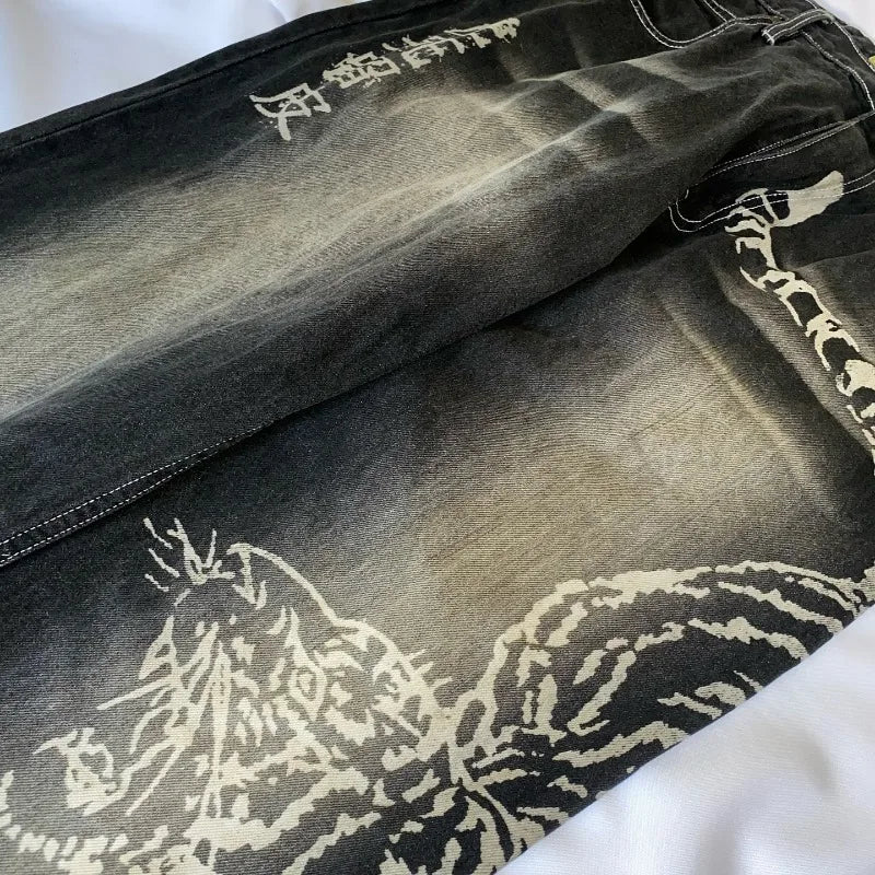 Oversized Baggy Jeans Y2K Street Vintage