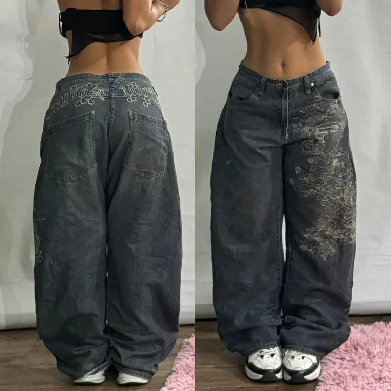 Oversized Baggy Jeans Y2K Street Vintage