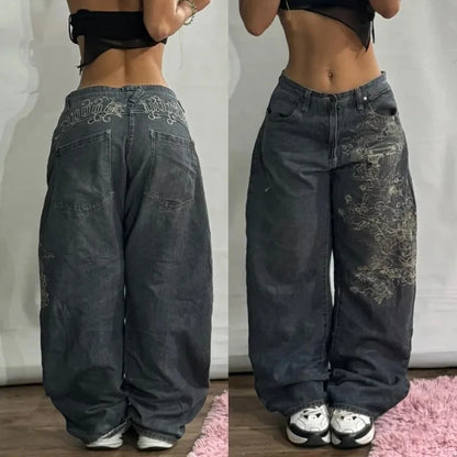 Oversized Baggy Jeans Y2K Street Vintage