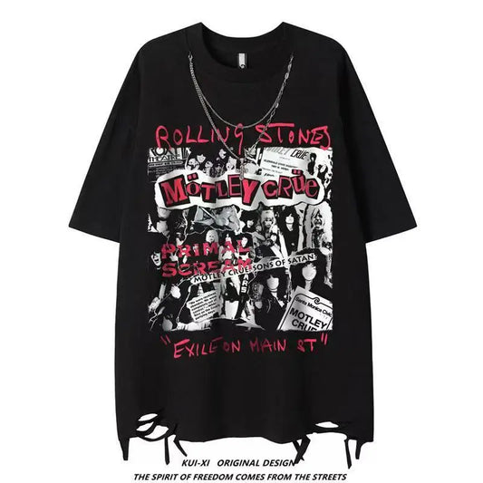 REDHOOD TEE American New Diablo Short-sleeved T-shirts