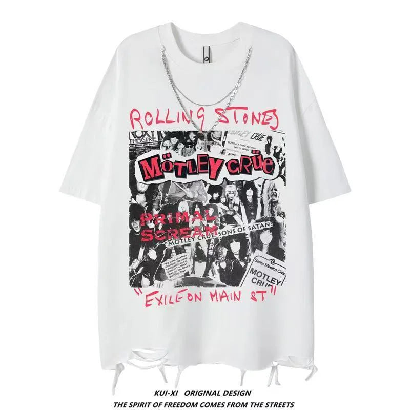 REDHOOD TEE American New Diablo Short-sleeved T-shirts