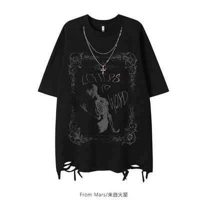 REDHOOD TEE American New Diablo Short-sleeved T-shirts