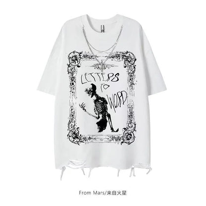 REDHOOD TEE American New Diablo Short-sleeved T-shirts