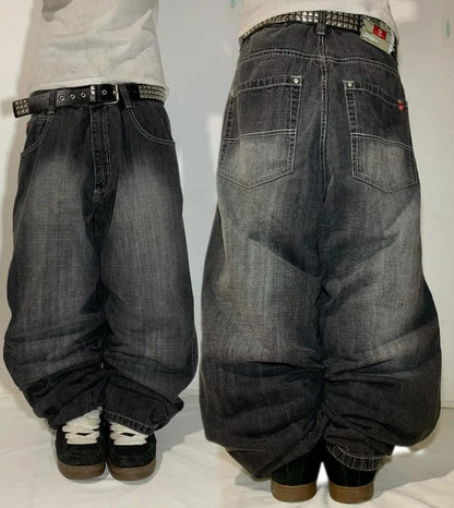 Gothic Fashion New Black Jeans