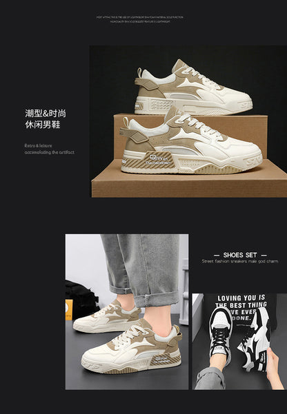 Trend Lace-up Vulcanized Shoes