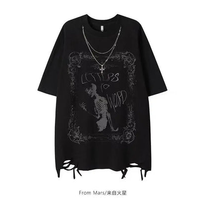 REDHOOD TEE American New Diablo Short-sleeved T-shirts