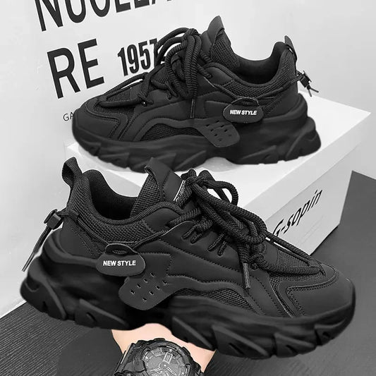 Men's Shoe Breathable Thick Soled Sneakers