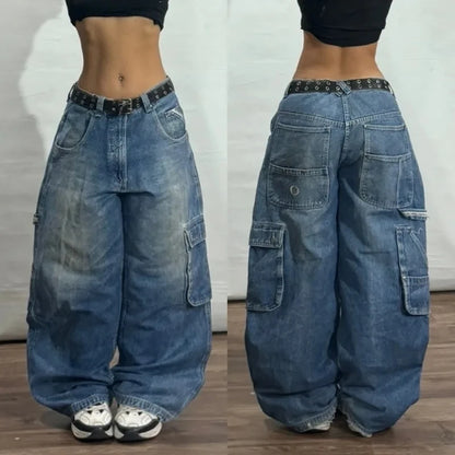 Oversized Baggy Jeans Y2K Street Vintage
