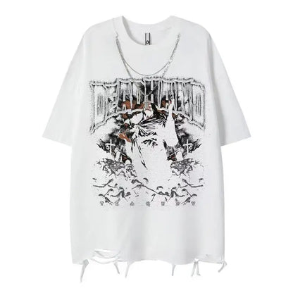 REDHOOD TEE American New Diablo Short-sleeved T-shirts