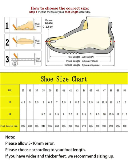 Men's Shoe Breathable Thick Soled Sneakers