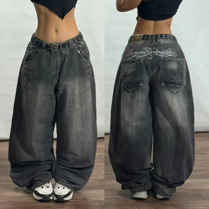 Oversized Baggy Jeans Y2K Street Vintage