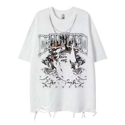 REDHOOD TEE American New Diablo Short-sleeved T-shirts