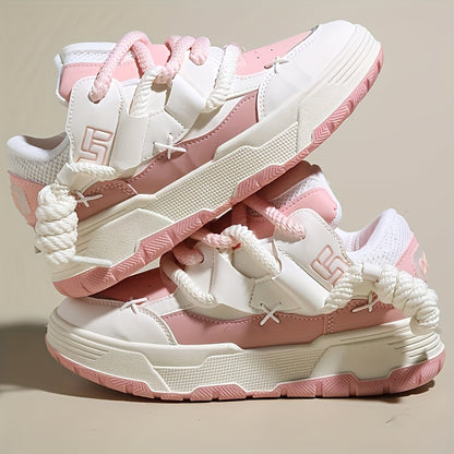 NeonFury Chunky Lace-Up Sneakers