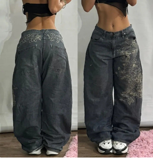 IronLegs Vintage Wide Leg Jeans Women