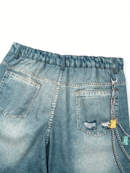 RedLegion High Street Washed Distressed Jeans