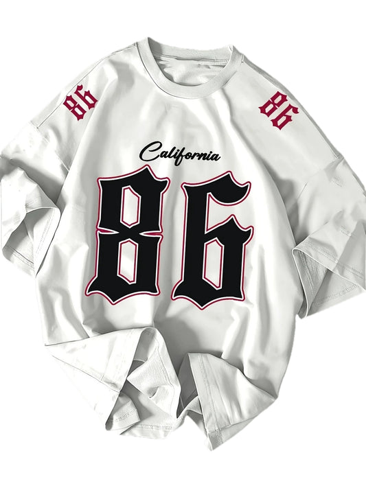 MIDNIGHTFLEX Stylish "California Graphic Tee