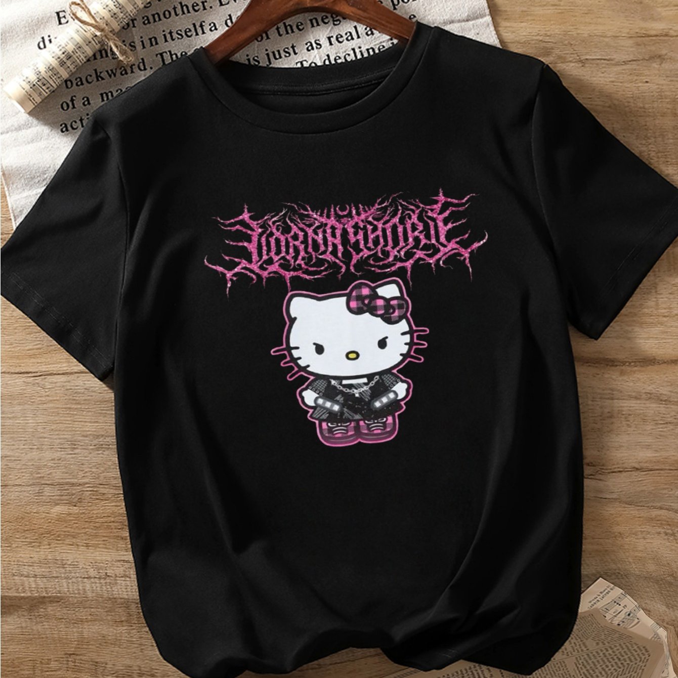 VENOM DRIP Hello Kitty graphic print t-shirt