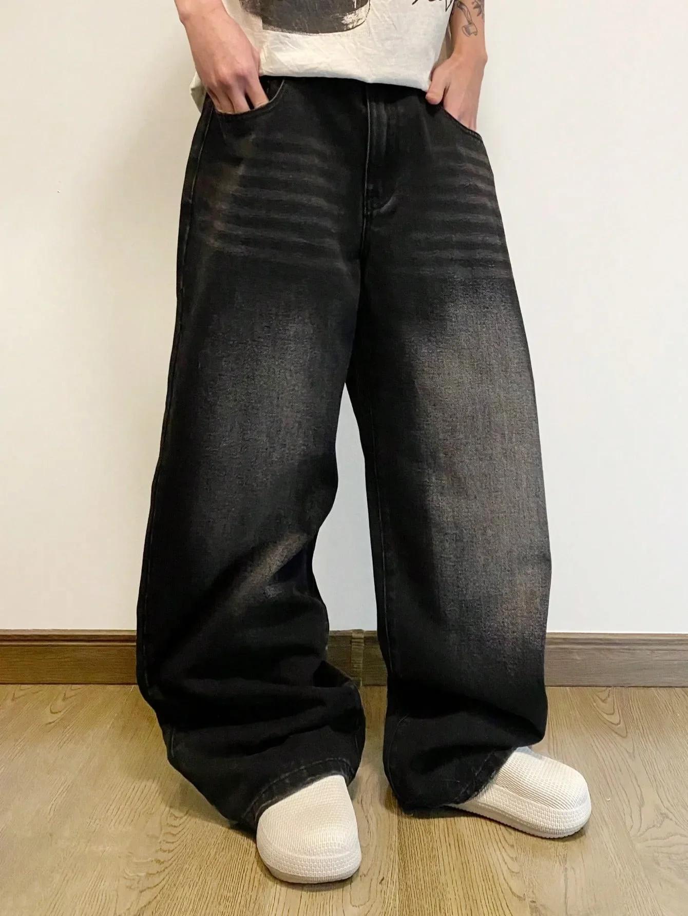 VenomFit Baggy Hip-Hop Style Faux Denim