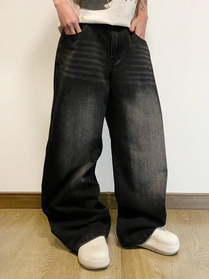 VenomFit Baggy Hip-Hop Style Faux Denim