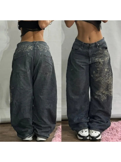 IronLegs Vintage Wide Leg Jeans Women